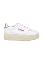 sneaker-plateforme-basse-blanc-argent