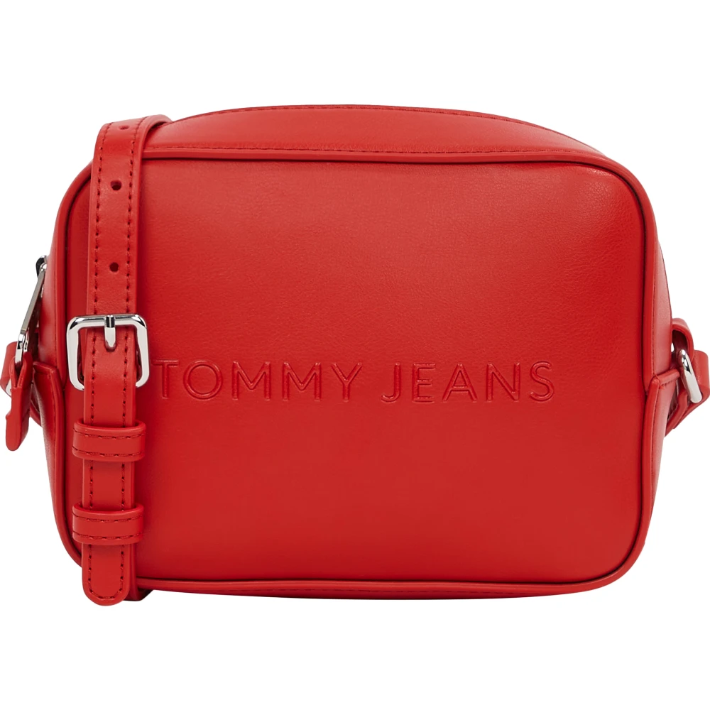 Tommy Jeans Röd Kamera Crossbody Väska Red, Dam