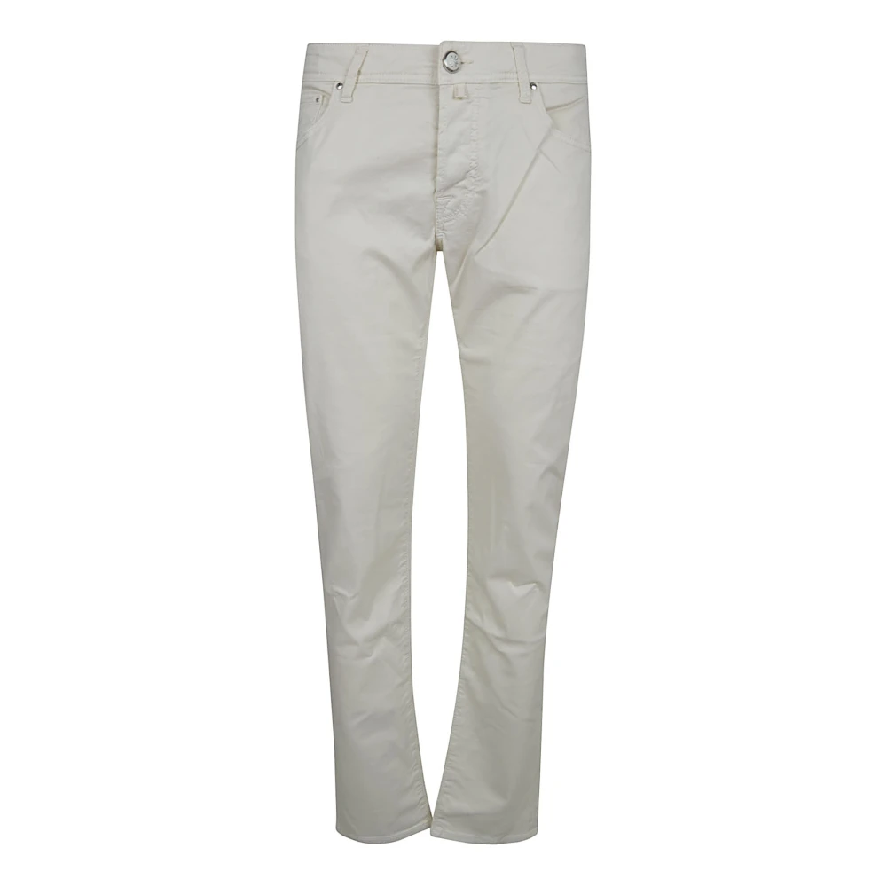 Jacob Cohën Vit Jeans
