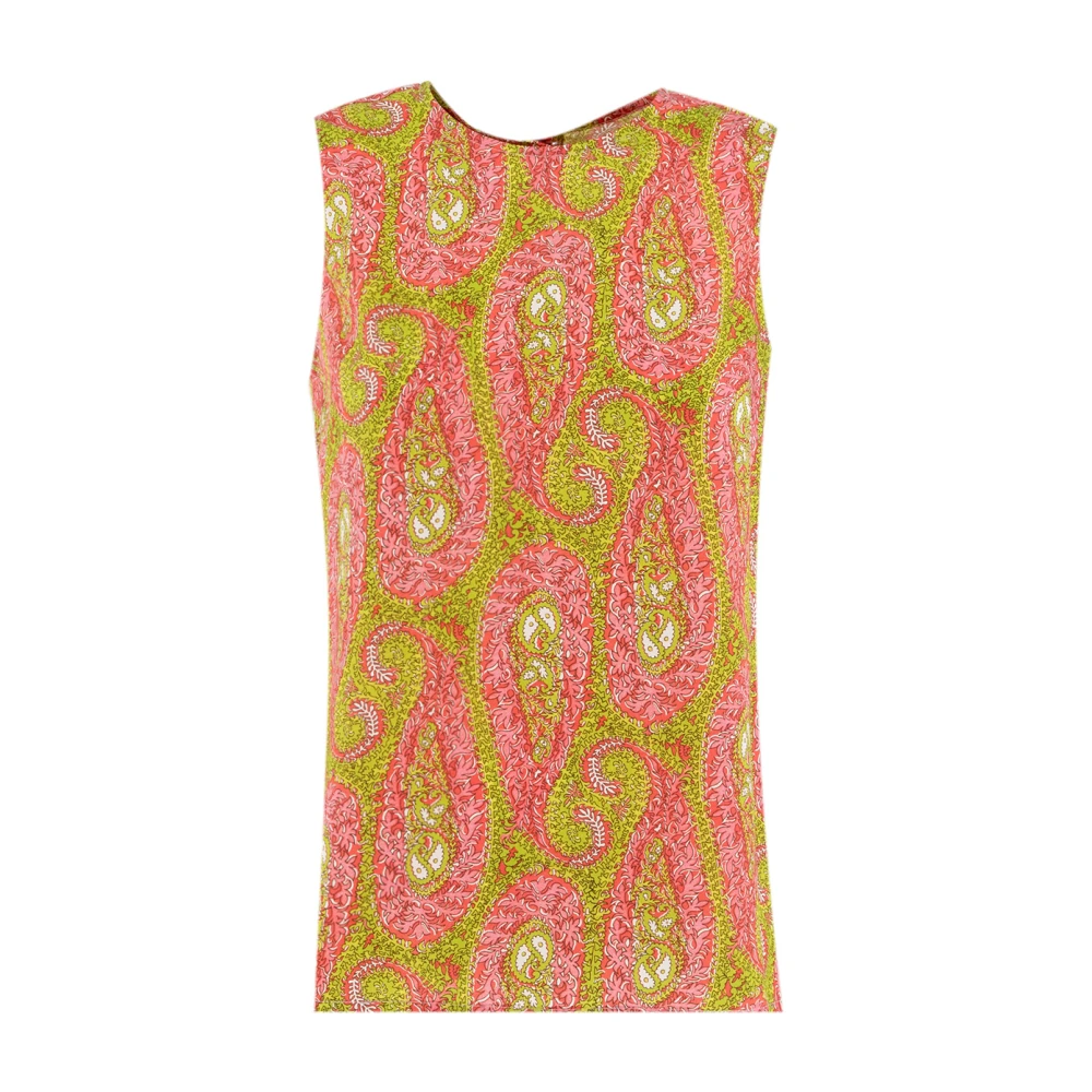 Etro Donna Multicolor Top, E, M, New,