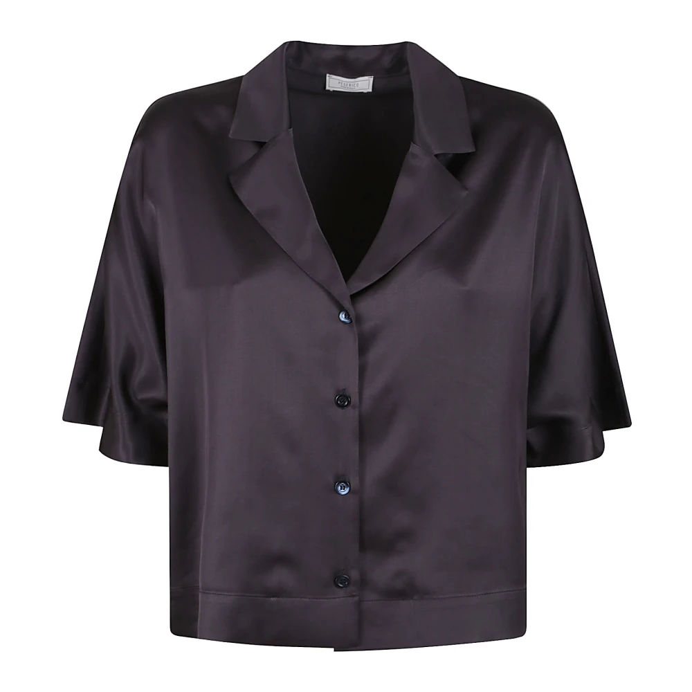 PESERICO Damesblouse Black Dames