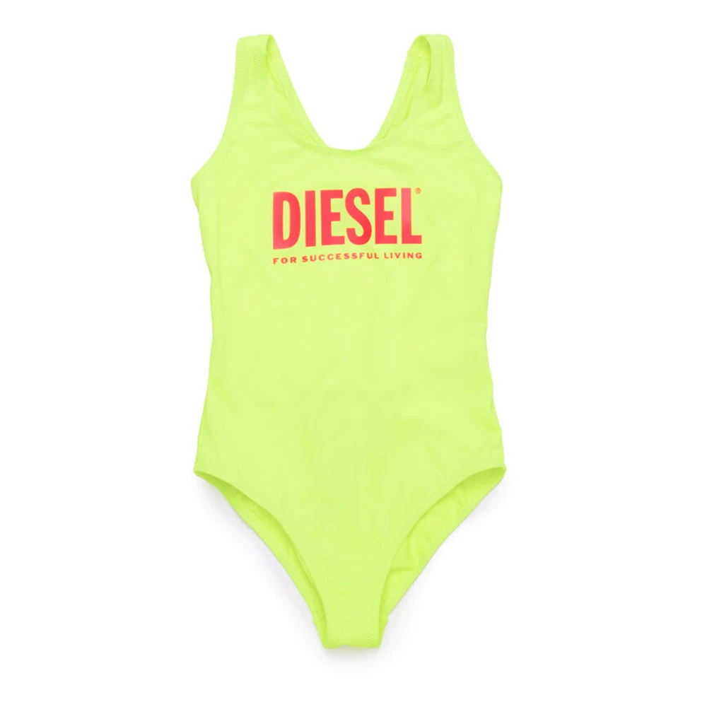 Diesel Fluorescerande Gul Baddräkt Yellow, Flicka