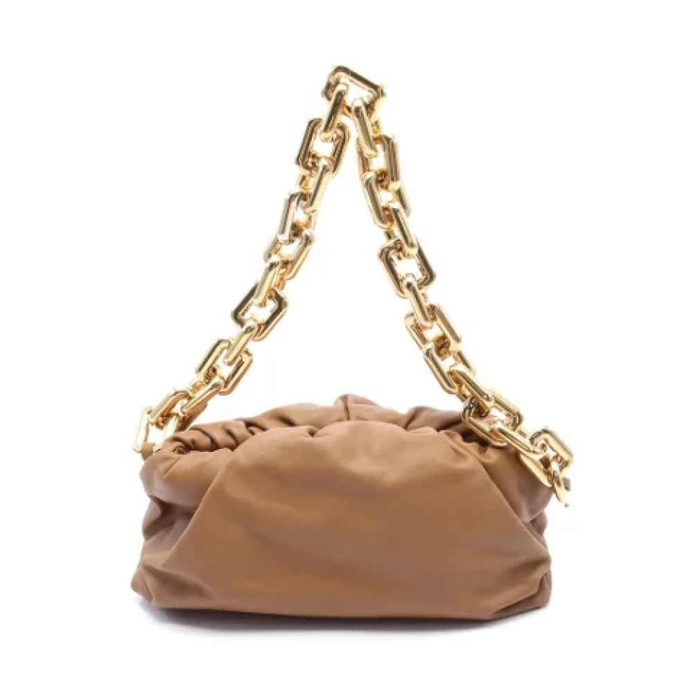 Bottega Veneta Vintage Pre-owned Leather handbags Brown Dames