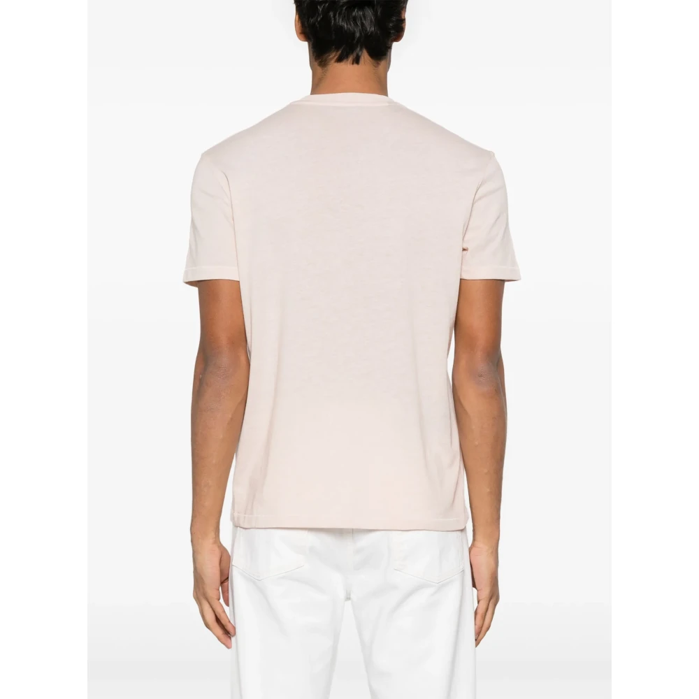 Tom Ford Katoenmix T-shirt Pink Heren