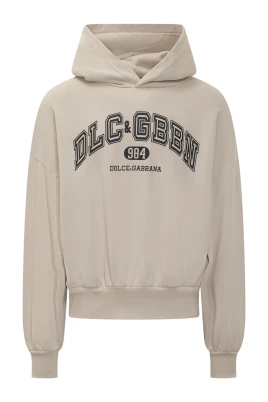 Jersey Hoodie med Tryck