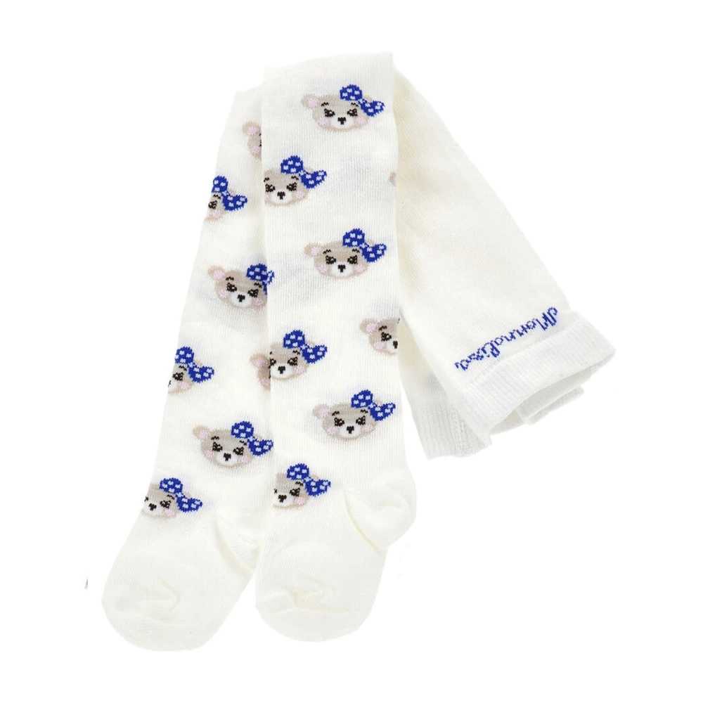 Monnalisa Boys White Kids Socks, 6 M, Cotton Socks