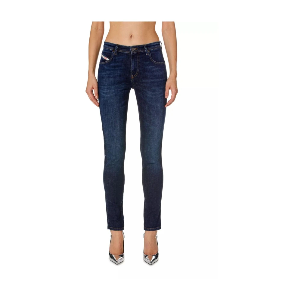 Diesel Femme Bleu - Jeans Skinny - Jeans - Taille: W26 L30