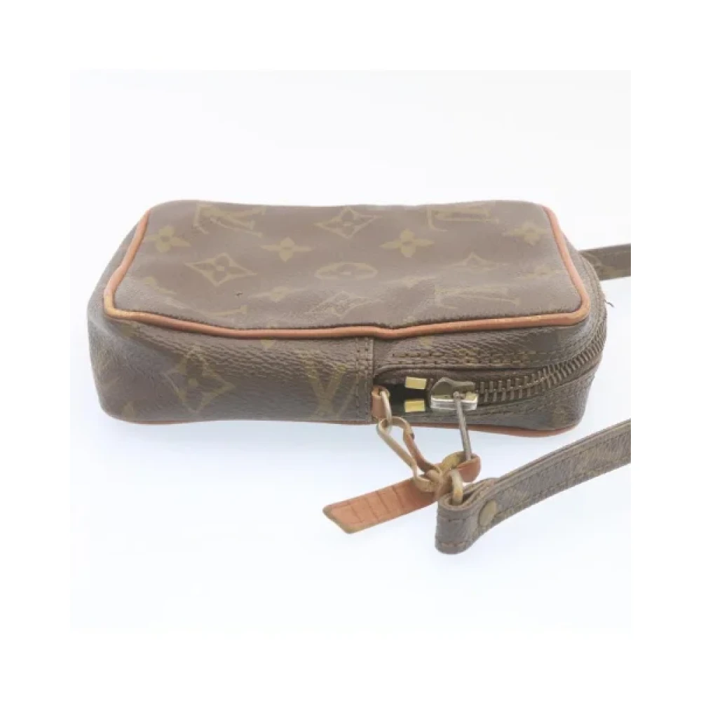 Louis Vuitton Vintage Pre-owned Canvas shoulder-bags Brown Dames