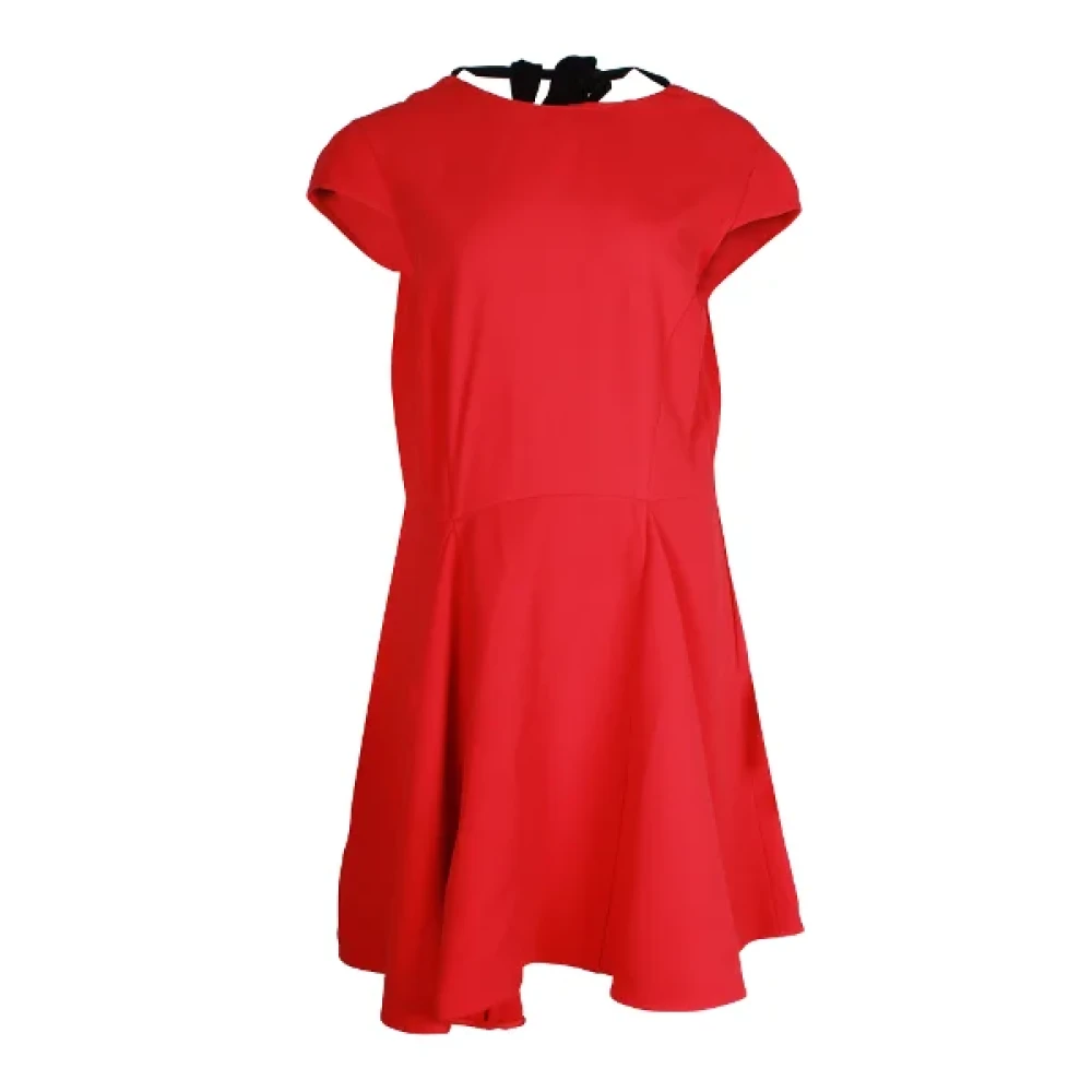 Miu Pre-owned Acetate dresses Red Dames