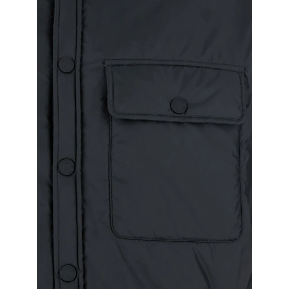 Dsquared2 Zwarte donsjas met logo Black Heren