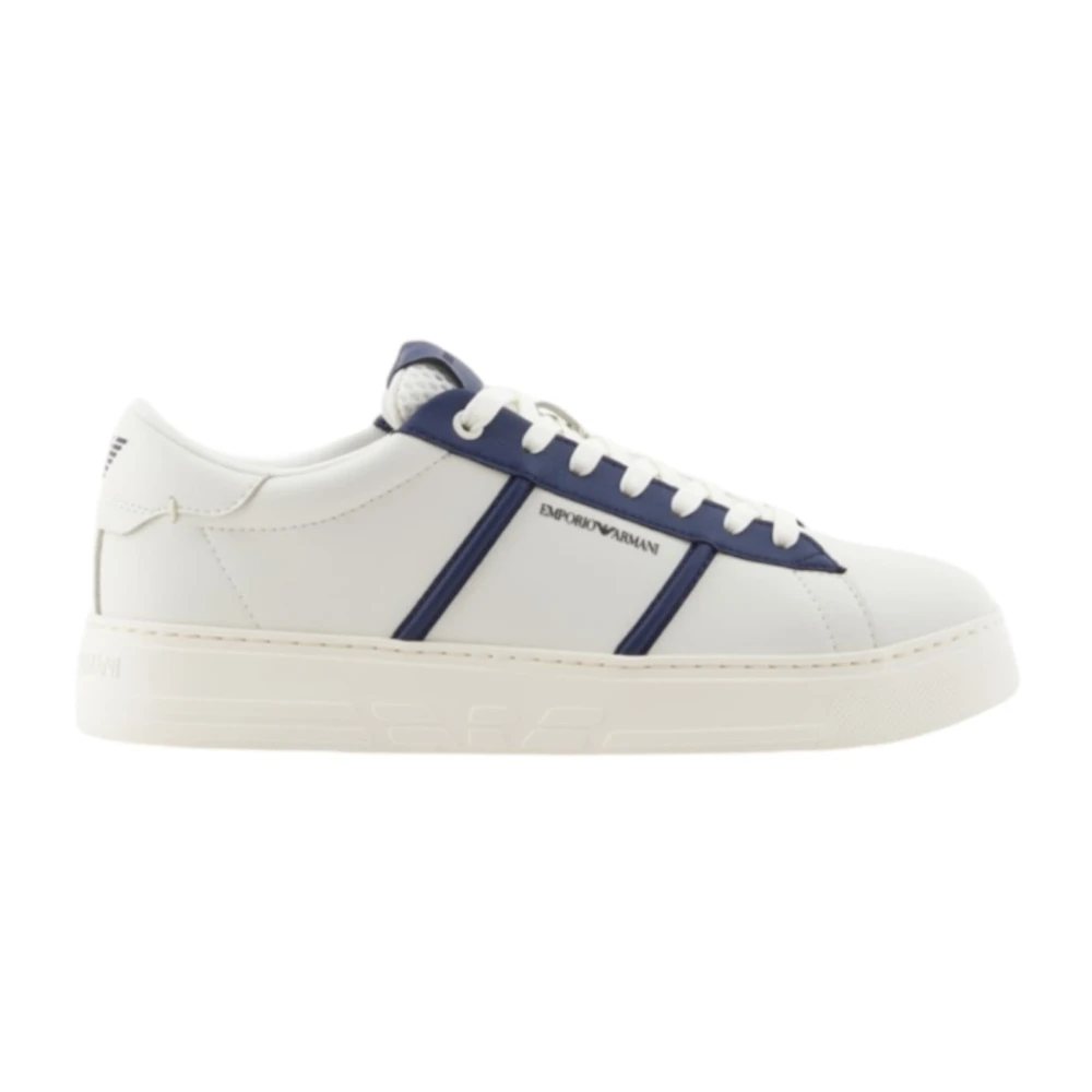 Emporio Armani Herren Weiß Schuhe, 44 Eugröße: