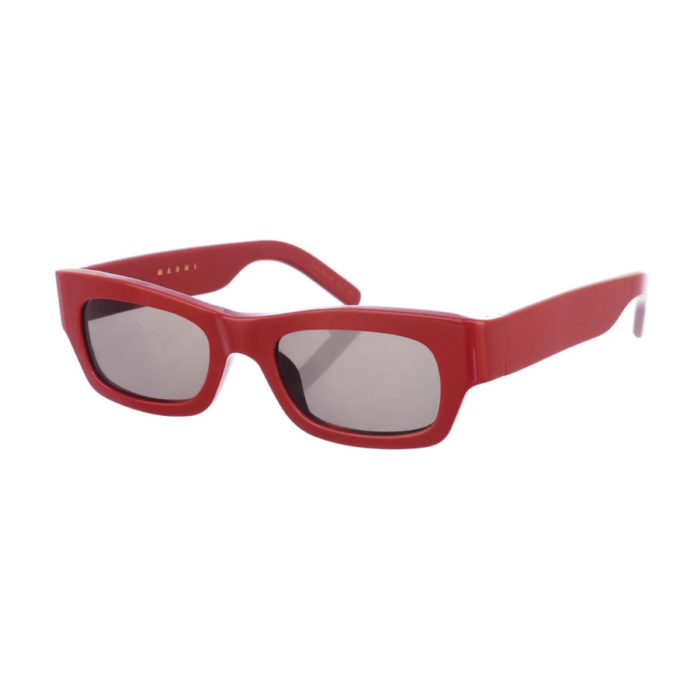 Marni Women's Red Sunglasses, One Size, Rectangular Sunglasses