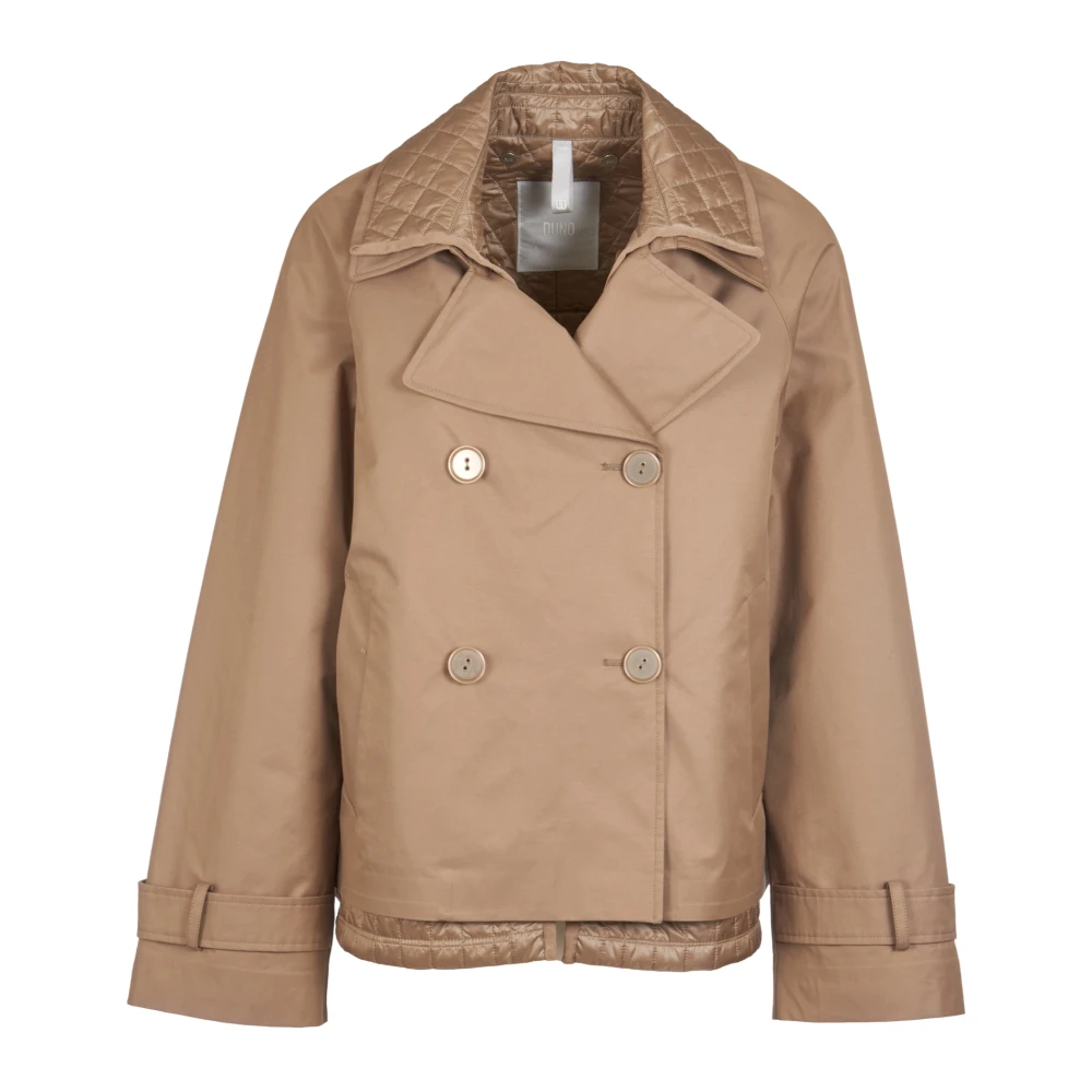 Duno Beige Puffer Coat Beige Dames