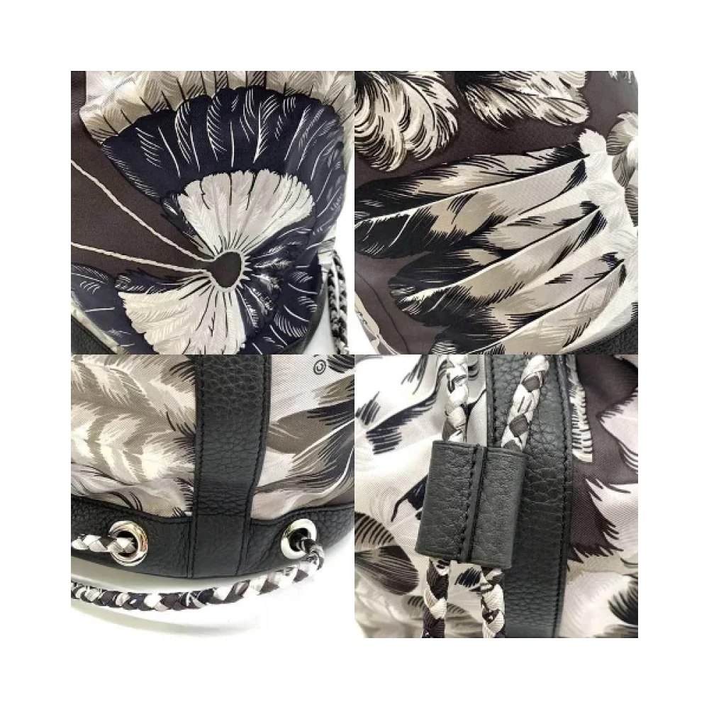 Hermès Vintage Pre-owned Silk backpacks Multicolor Dames