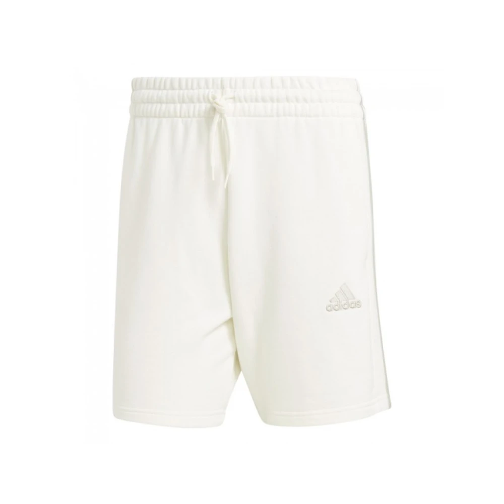Adidas Essentials French Terry 3-Stripes Heren Shorts White Heren
