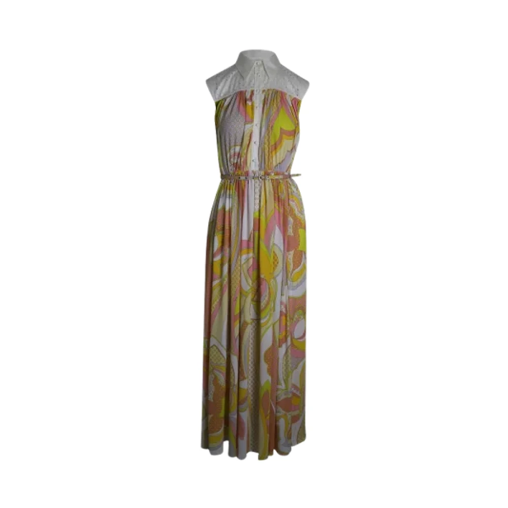 Emilio Pucci Pre-owned Cotton dresses Multicolor Dames
