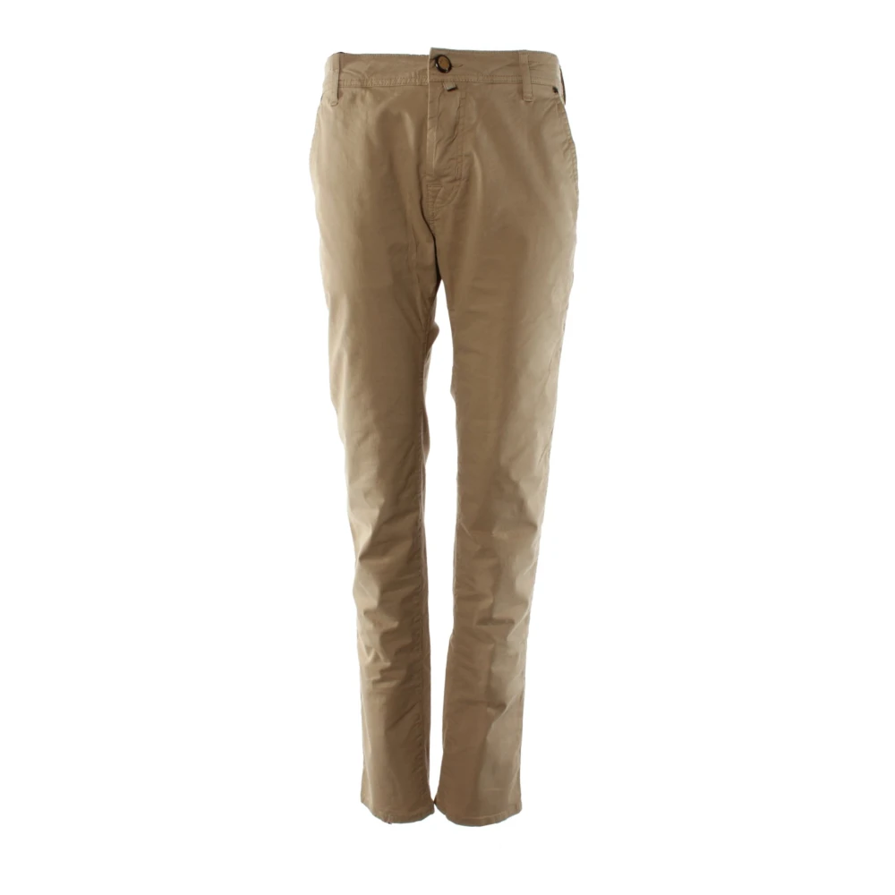 Jacob Cohën Uomo Beige Pantaloni Slim Fit