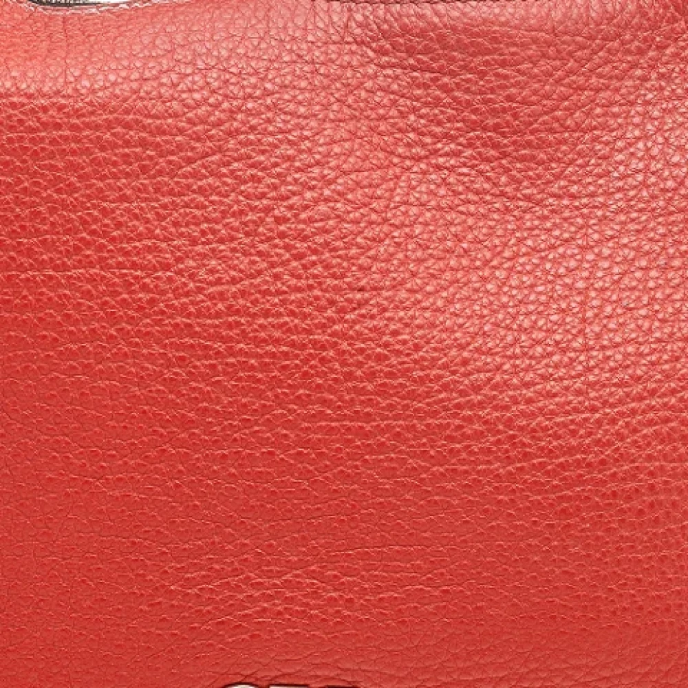 Carolina Herrera Pre-owned Leather handbags Orange Dames