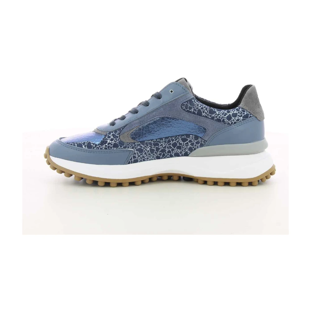 Floris van Bommel Blauwe Damesschoenen Sfw-10099 Noppi W23 Blue Dames