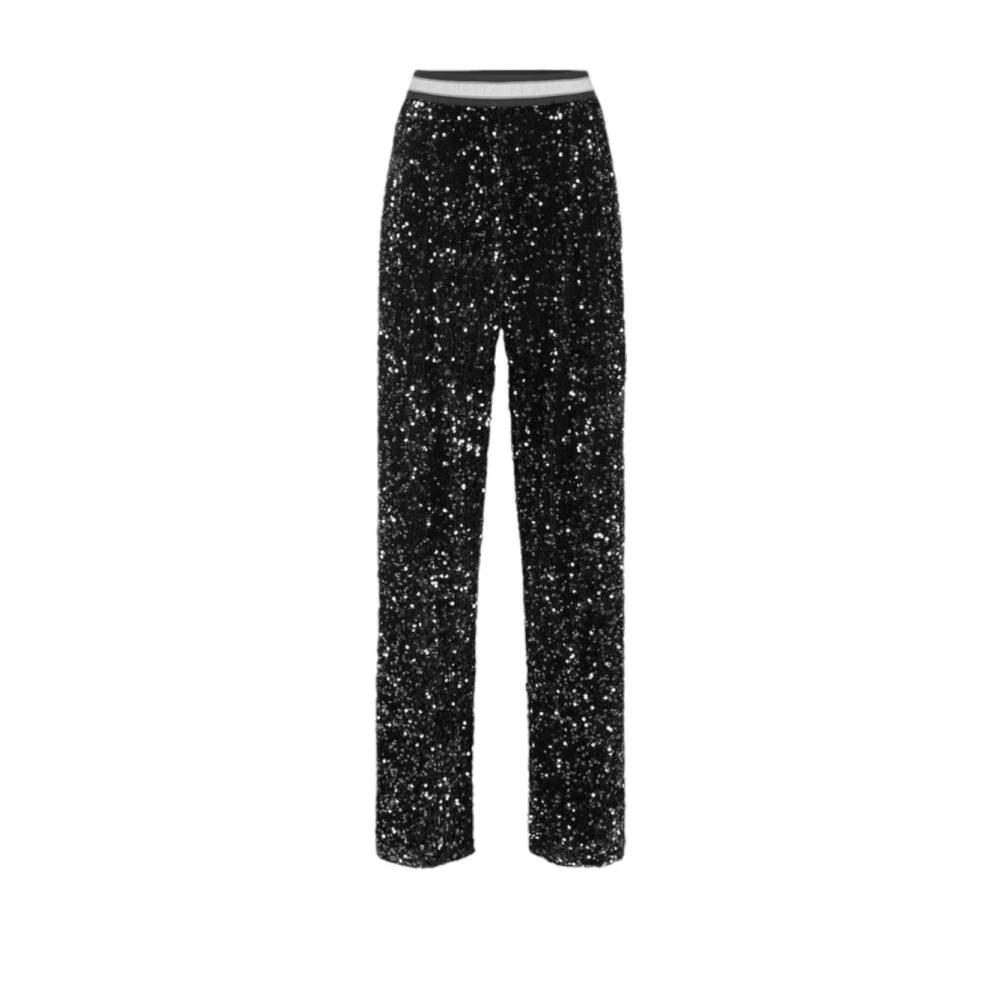 Elisabetta Franchi Stijlvolle Broek voor Vrouwen Black Dames