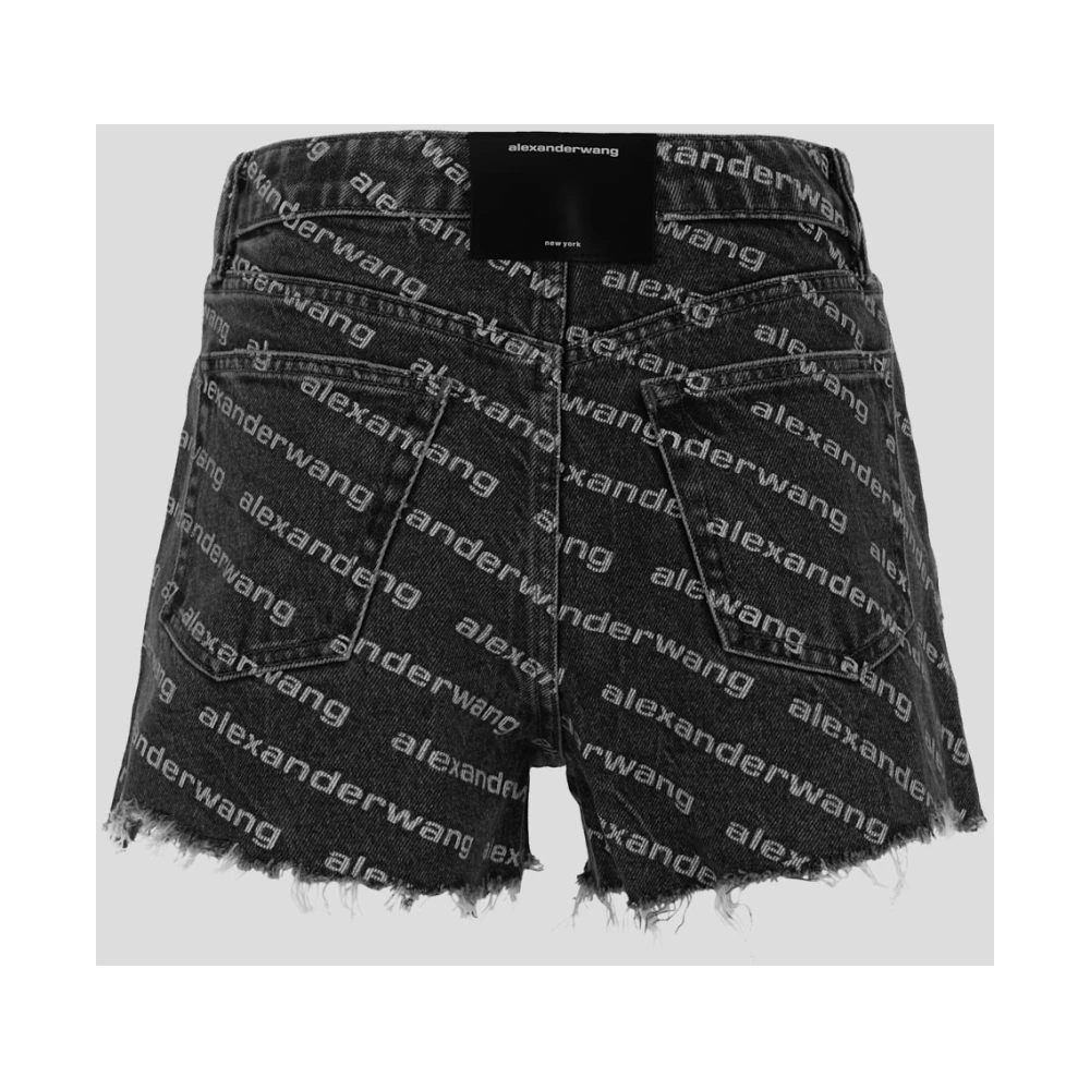 alexander wang Katoenen short met Bite-stijl Gray Dames