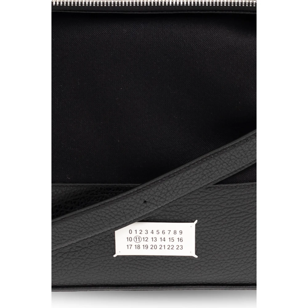 Maison Margiela Schoudertas met logo Black Unisex