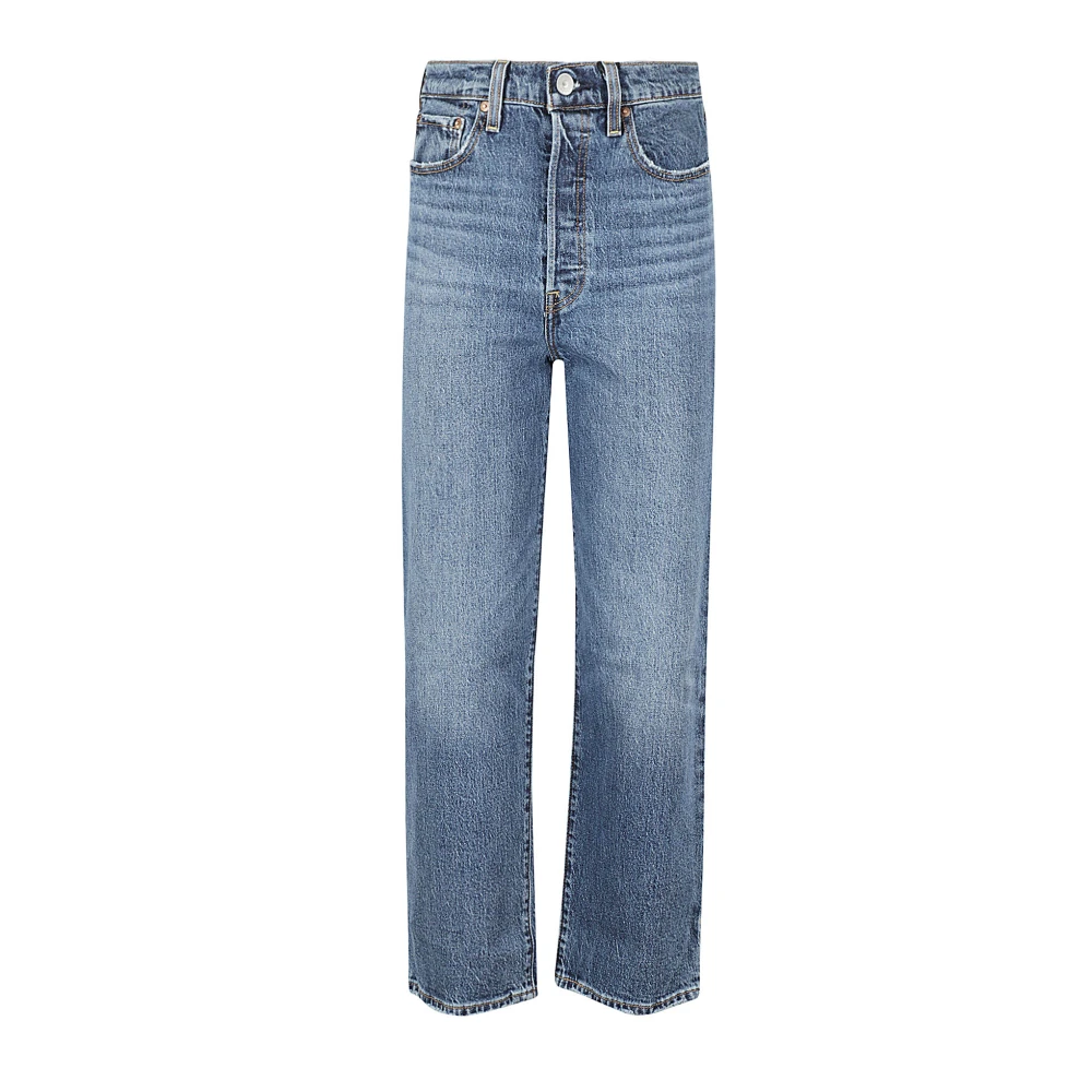 Levi's Valley View Straight Enkel Jeans Blue Dames