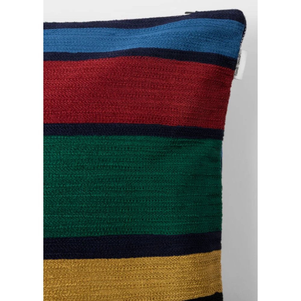 Paul Smith Signature Stripe Kussen Green Unisex