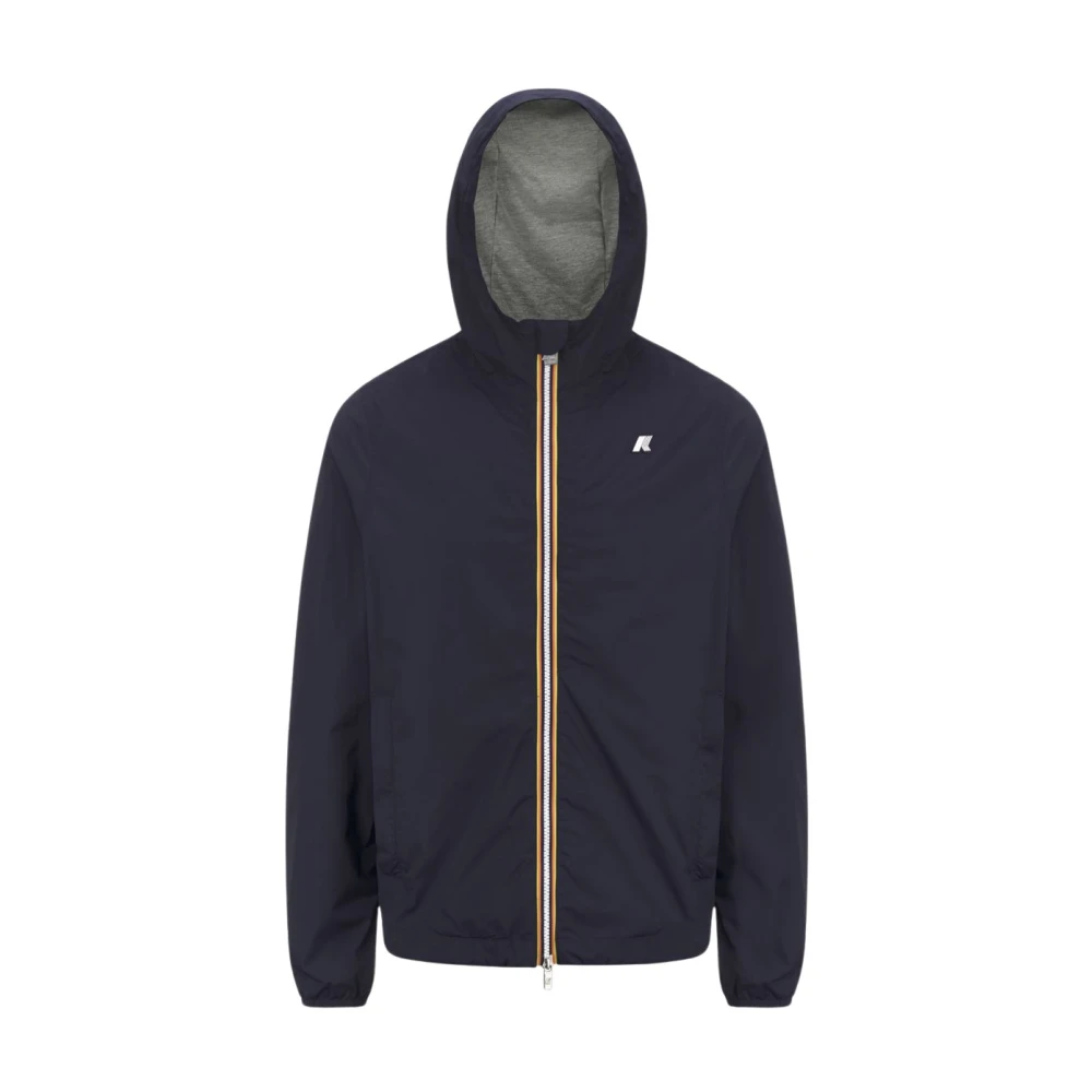 K-Way Homme Bleu Vestes, Taille: M Jack Stretch Nylon Jersey