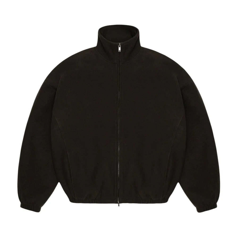 Rains Uomo Marrone - Giacca Zip In Pile - Sweatshirts & Hoodies - S