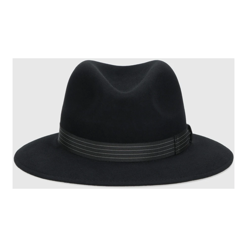 Borsalino Wol-Kasjmiermix Vilthat Black Heren