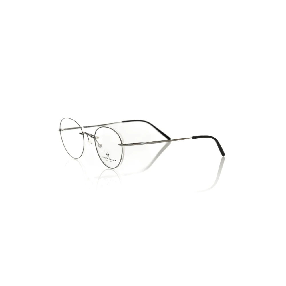 Frankie Morello Ronde Metalen Frame Bril Gray Heren