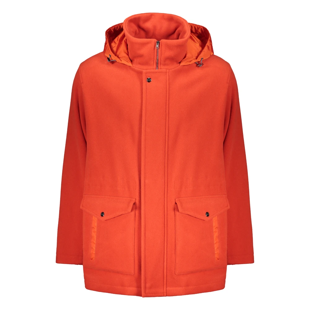 Herno - Coats > Parkas - Red - Herno - Modalova
