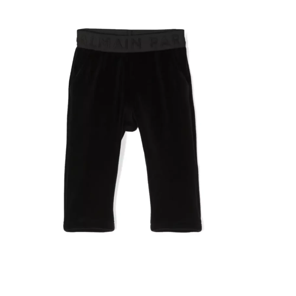 Balmain Barn Svarta Joggers Byxor Black, Pojke