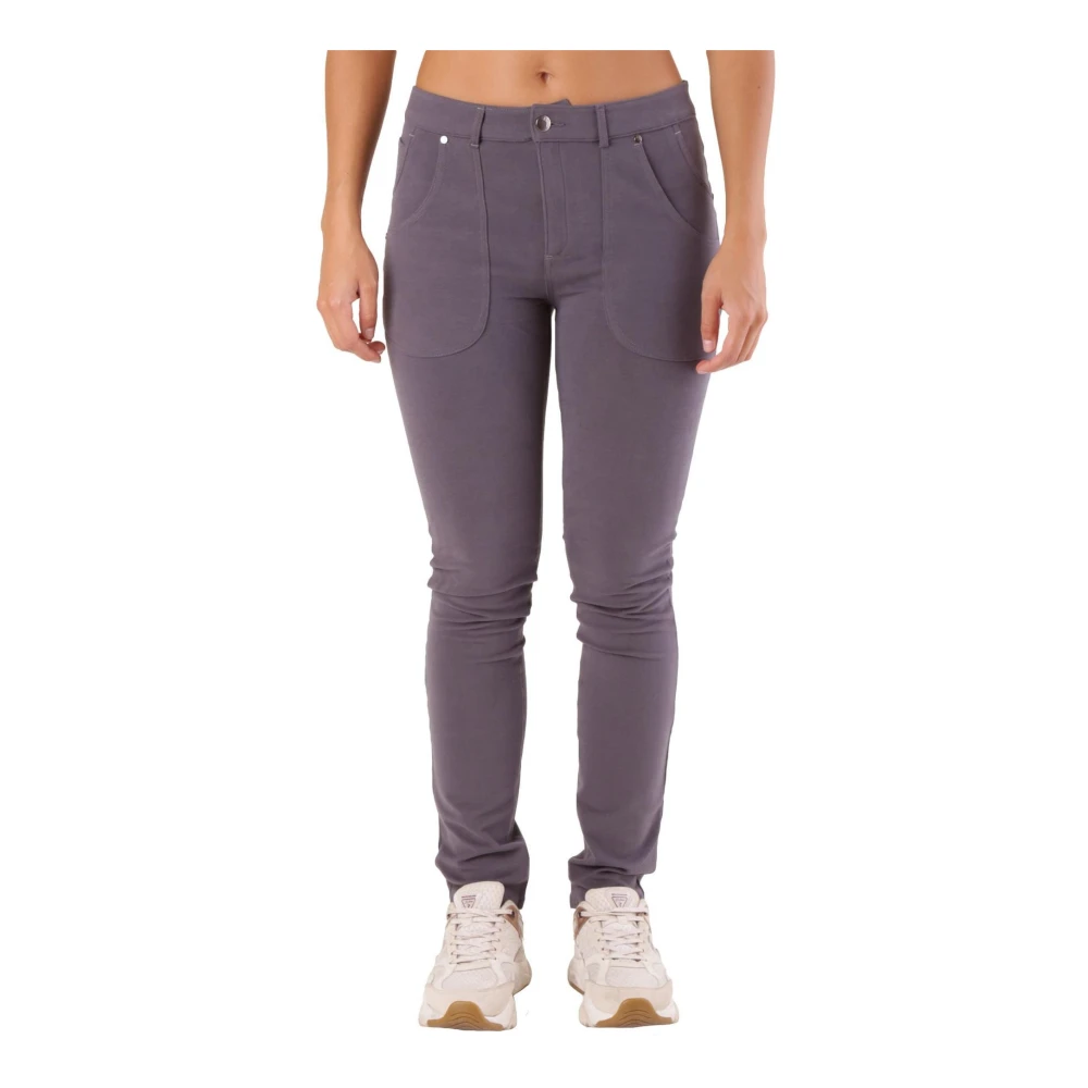 MET Klassieke Jerseybroek in Grijs Gray Dames