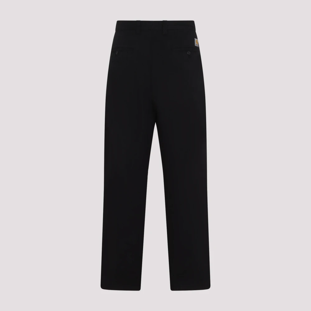 Carhartt WIP Stijlvolle Calder Broeken voor Mannen Black Heren