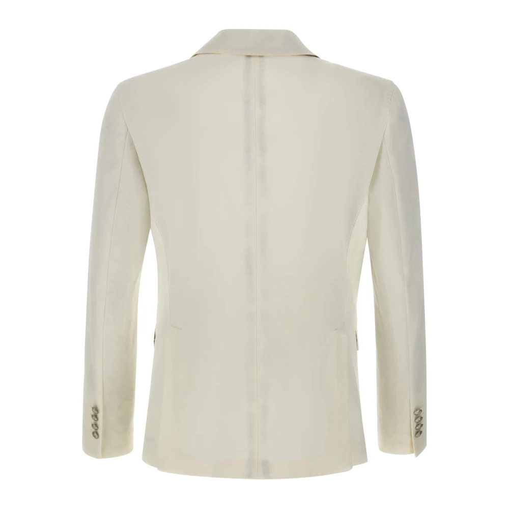 BOB Witte Oscar Blazer Stretch Katoen White Heren