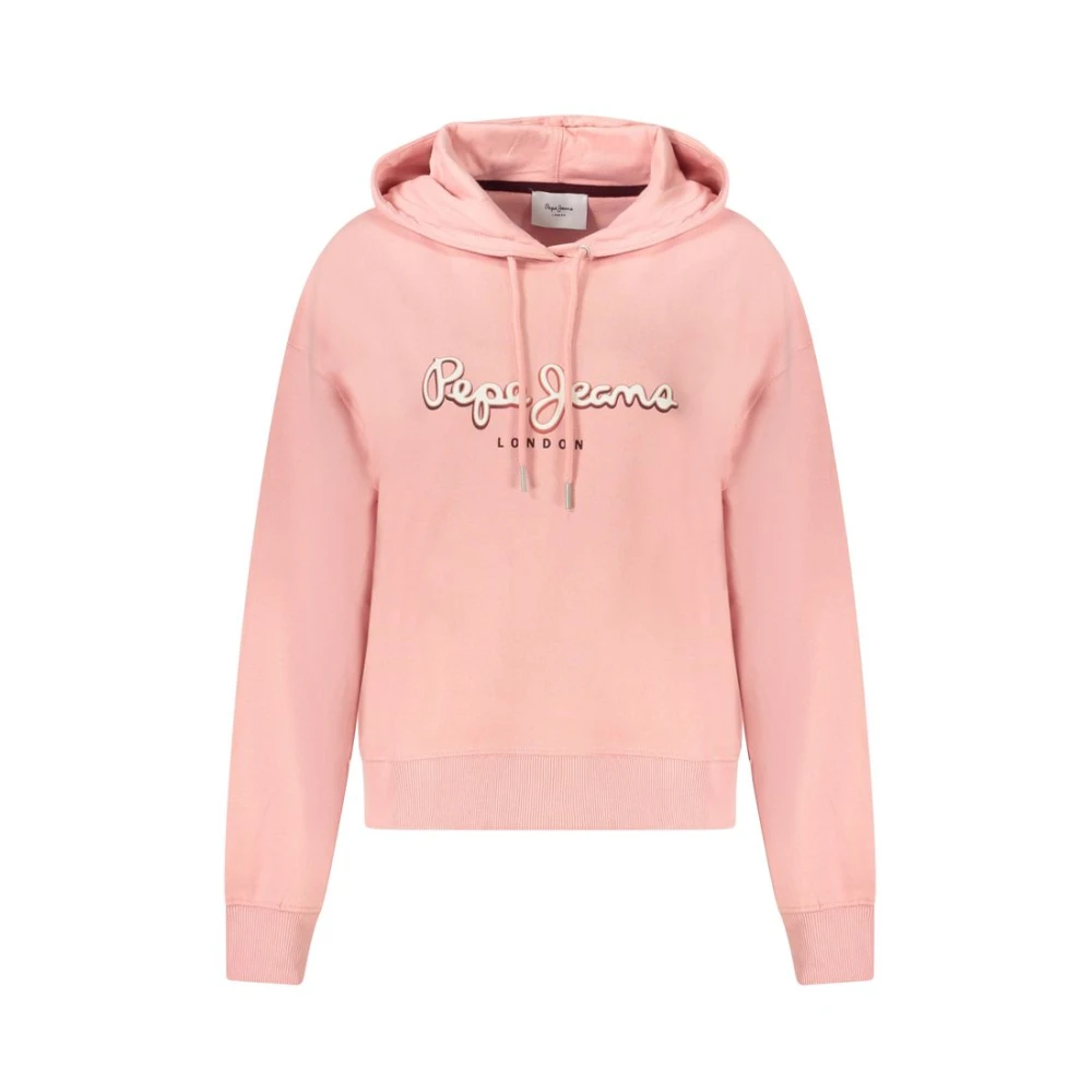 Pepe Jeans Rosa Katoenen Trui Pink Dames