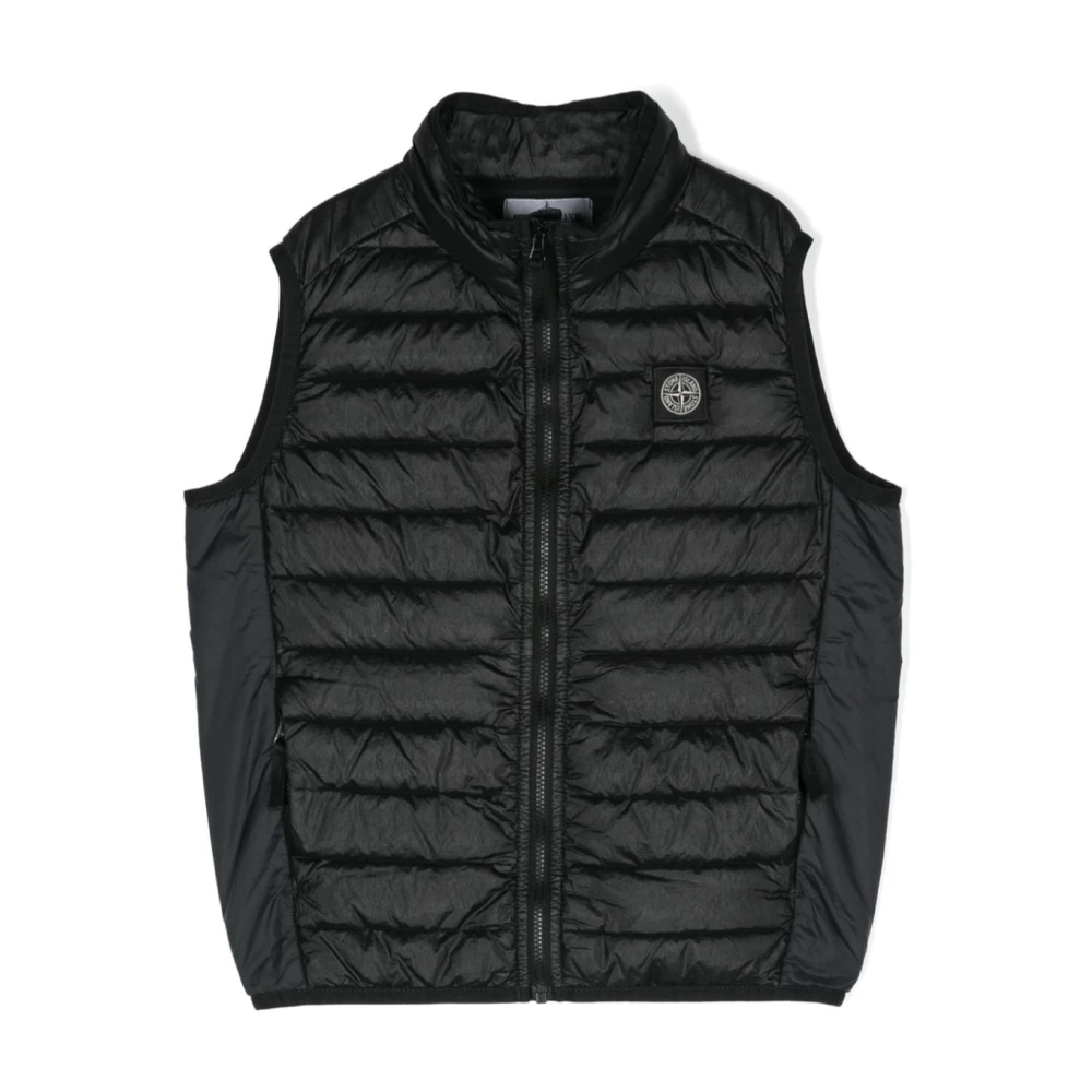 Stone Island Svart Puffer Vest Black, Pojke