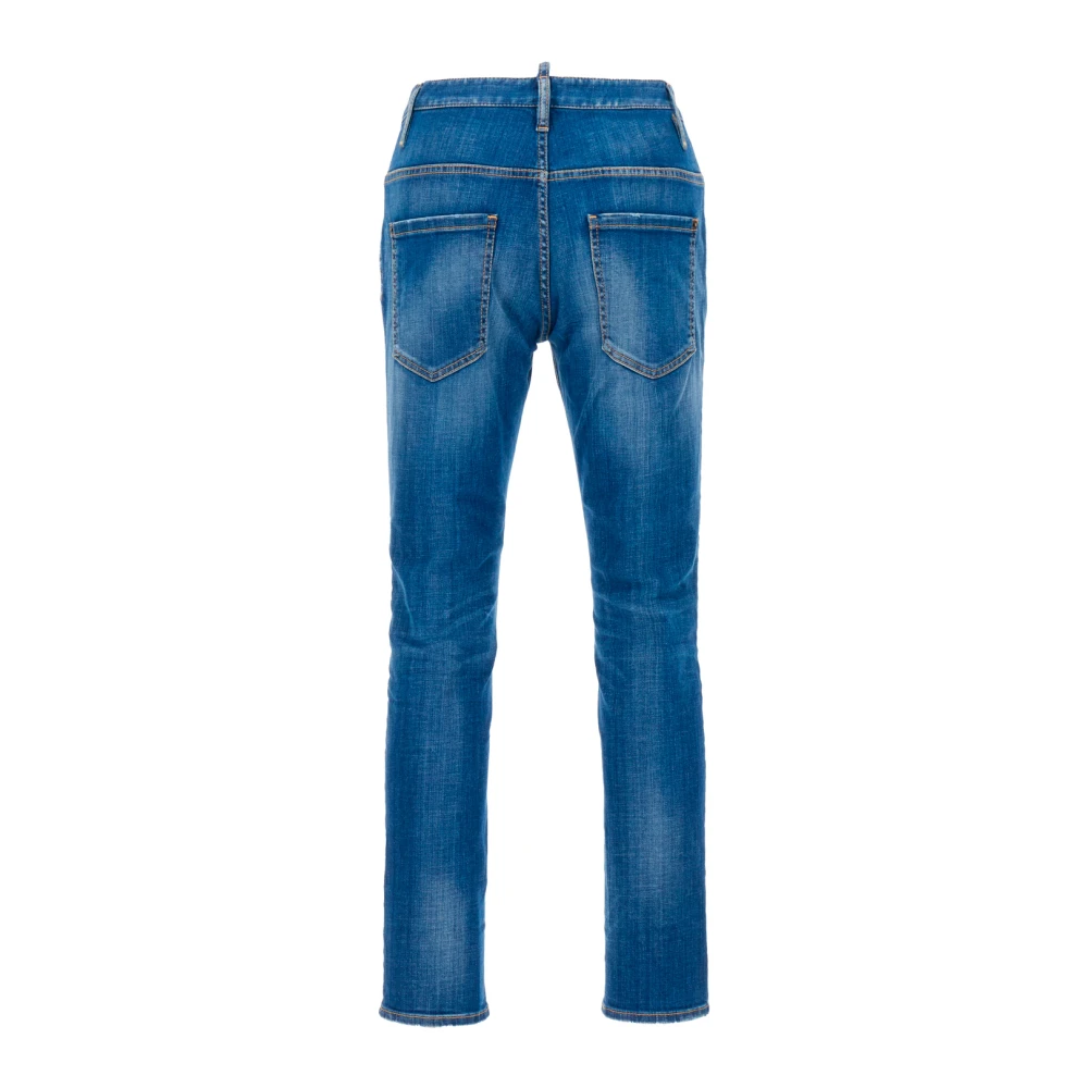 Dsquared2 Klassieke Denim Jeans voor Dagelijks Gebruik Blue Heren