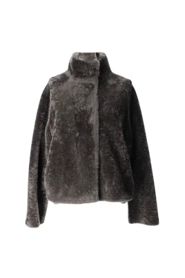 Faux Fur Leather Jacket