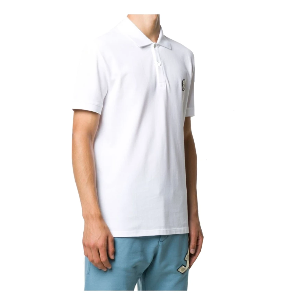 alexander mcqueen Skull Applique Wit T-Shirt Ss22 White Heren
