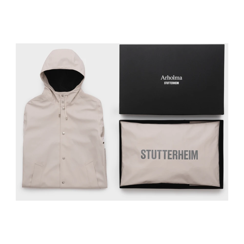 Stutterheim Arholma Regenjas Beige Heren