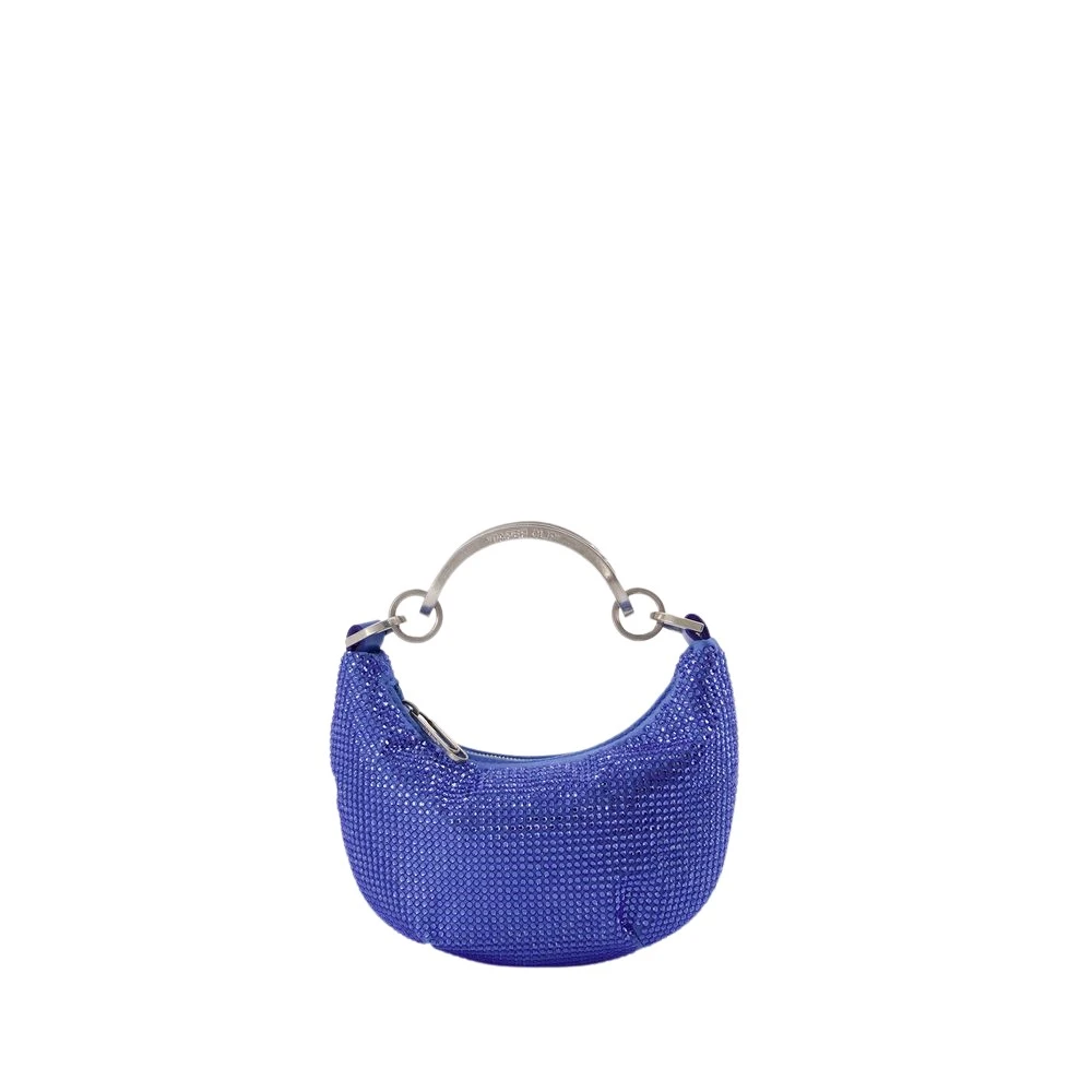 Off White Women's Blue Mini Binder Clip Bag - Handbags - One Size - Bags