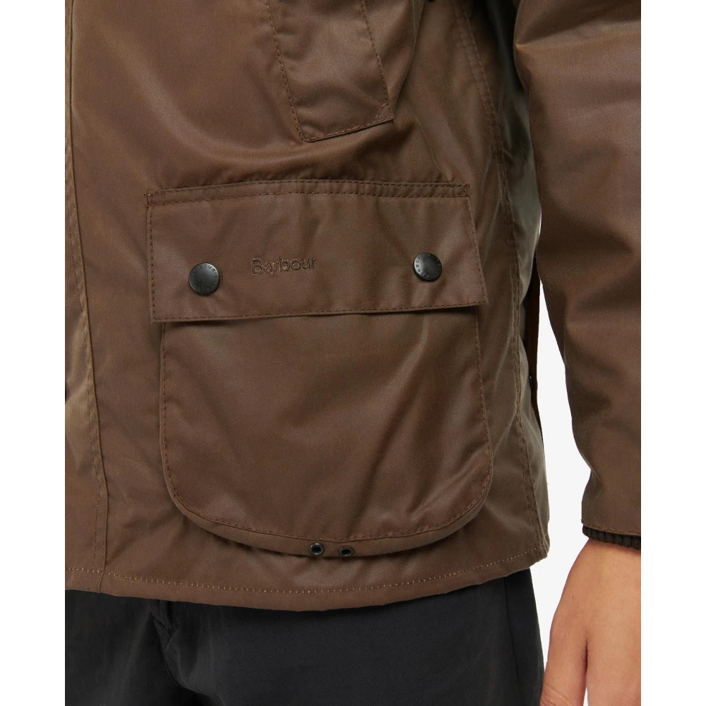 Barbour Wax Bark Jacket Brown Heren