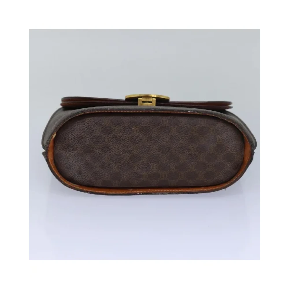 Celine Vintage Pre-owned Leather handbags Brown Dames