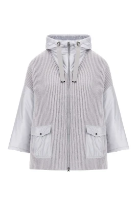 Resort Jacket i fiskbensstickning