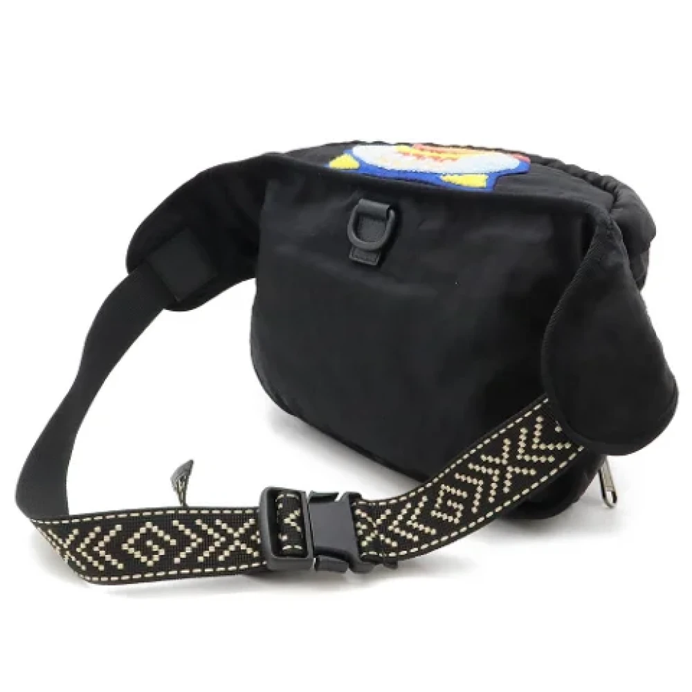 Gucci Vintage Pre-owned Nylon shoulder-bags Black Dames