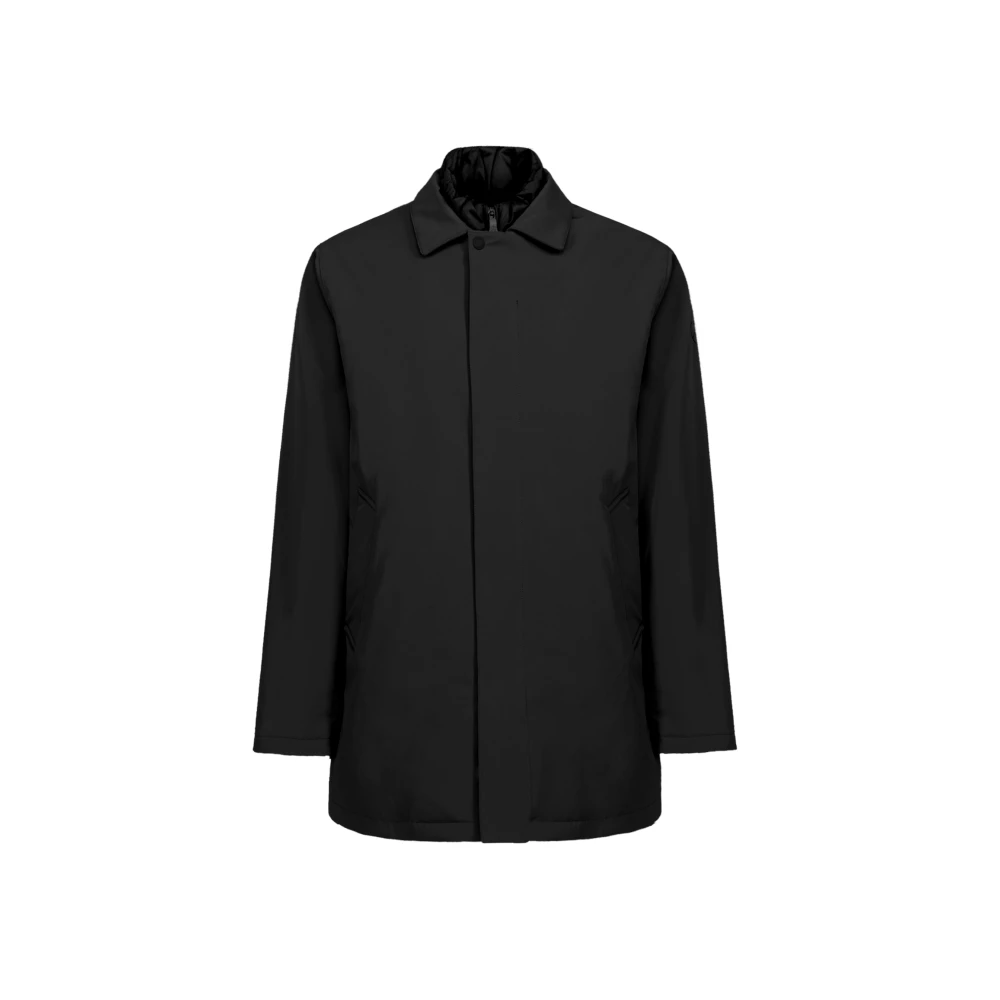 People of Shibuya Technische trenchcoat met PRIMALOFT-isolatie Black Heren