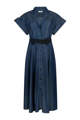 Belted Shirt Jumpsuit